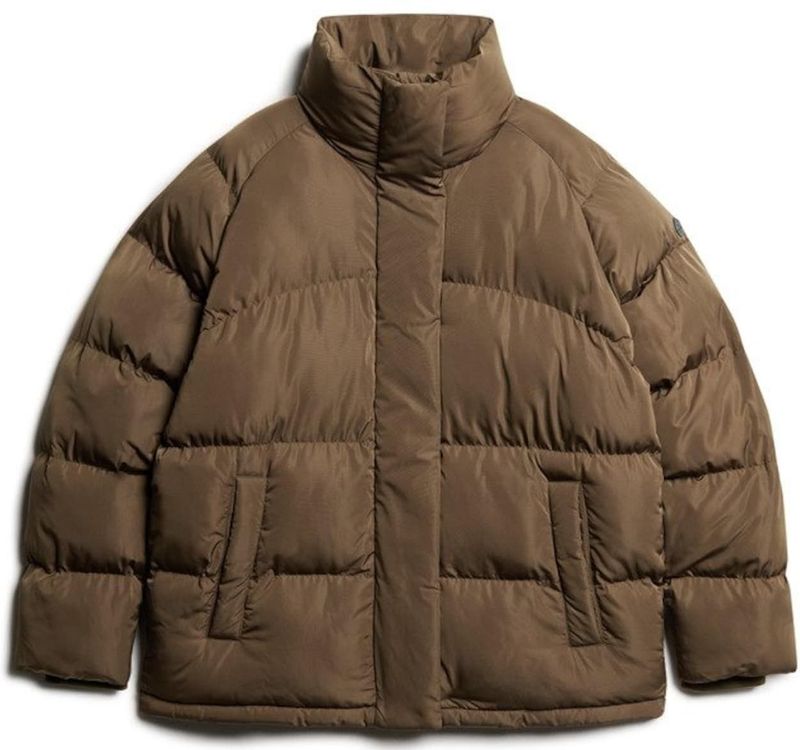 Superdry - Halflange Pufferjas - Dames - Gewatteerde Jassen