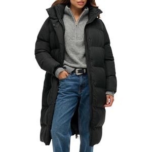 Superdry Steppjacke "Longline Hooded Puffer Jacket"