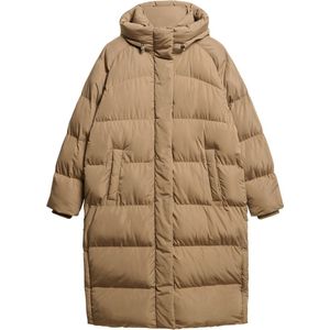 Superdry Longline Hooded Puffer Jacket Dames Jas