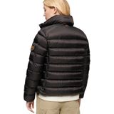 Superdry - W5011821A - Gewatteerd Jack - Zwart - Gerecycled Nylon