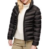 Superdry - W5011821A - Gewatteerd Jack - Zwart - Gerecycled Nylon