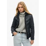 Superdry - Fuji W5011822A - Fleecejack - Marineblauw - Gerecycled Polyester