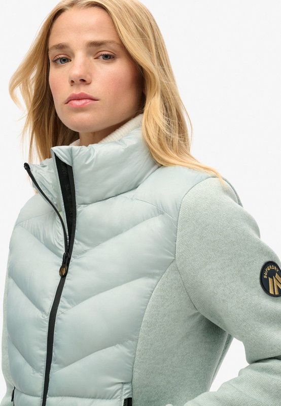 Superdry - Storm Knit Hybrid Jacket - Jas - Slim Fit - Fuji-editie