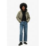 Superdry - W5011824A Gewatteerd Bomberjack - City Grijs - Gerecycled Polyester