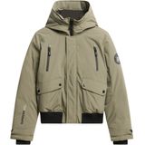 Superdry - W5011824A Gewatteerd Bomberjack - City Grijs - Gerecycled Polyester