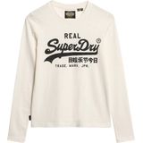 Superdry - Embellished Vintage Logo Graphic Top - T-shirt - Slim Fit - Lange Mouwen