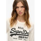 Superdry - Embellished Vintage Logo Graphic Top - T-shirt - Slim Fit - Lange Mouwen