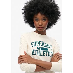 Superdry - Athletic Ringer Slim - T-shirt - Zwart - Lange Mouwen