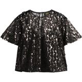 Superdry Sheer Short Sleeve Sequin T-shirt Met Korte Mouwen
