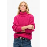 Superdry Slouchy Stitch Roll Neck Trui Blauw Vrouw