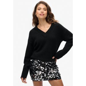 Superdry - Essential - Sweater - V-hals - Geribde Boorden - Warm