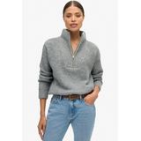 Superdry - Essential Half Rits - Trui - Relaxed Fit