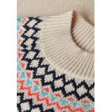 Superdry - Fair Isle trui met logo - Dames - Sweaters