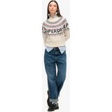 Superdry - Fair Isle trui met logo - Dames - Sweaters