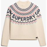 Superdry - Fair Isle trui met logo - Dames - Sweaters
