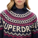 Superdry Strickpullover »FAIRISLE BRANDED JUMPER«