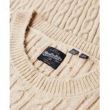 Superdry Fitted Cable Crew Neck Jumper Dames Trui