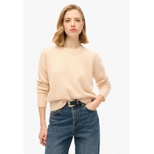 Superdry - Essential - Trui - Zwart - Wolmengsel Gebreide Stof