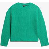 Superdryvoor vrouwen. W6110579A Bruine trui geel (XS), Casual, Acryl