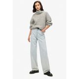 Superdry - W6110582A - Trui - Beige - Geborsteld Rib - Casual - Acryl