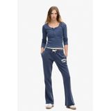 Superdry - Athletic Essentials Low Rise Flare - Trainingsbroek - Zwart