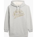 Superdry - Luxe Jurk - Dames - Met Capuchon en Metallic Logo