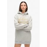 Superdry - Luxe Jurk - Dames - Met Capuchon en Metallic Logo