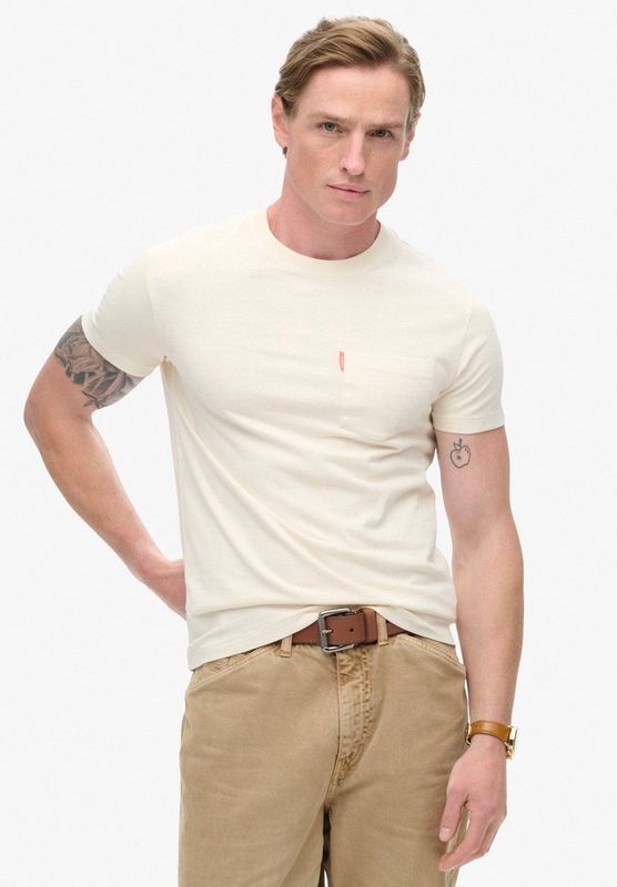Superdry - Essential - T-shirt - Verweerd - Korte Mouwen - Borstzak