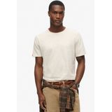 Superdry - Raw Edge Slub T-shirt - Zwart - Katoen