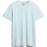 Superdry - M1012076A - T-shirt - Poederblauw - 100% Katoen