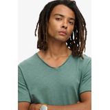Superdry - Gemêleerd Groen T-shirt - Katoen - Regular Fit