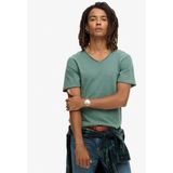 Superdry - Gemêleerd Groen T-shirt - Katoen - Regular Fit