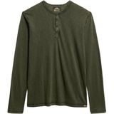 Superdry - M6010843A - T-shirt - Marineblauw - Lange Mouwen - Casual