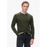 Superdry - M6010843A - T-shirt - Marineblauw - Lange Mouwen - Casual