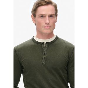 Superdry - M6010843A - T-shirt - Marineblauw - Lange Mouwen - Casual