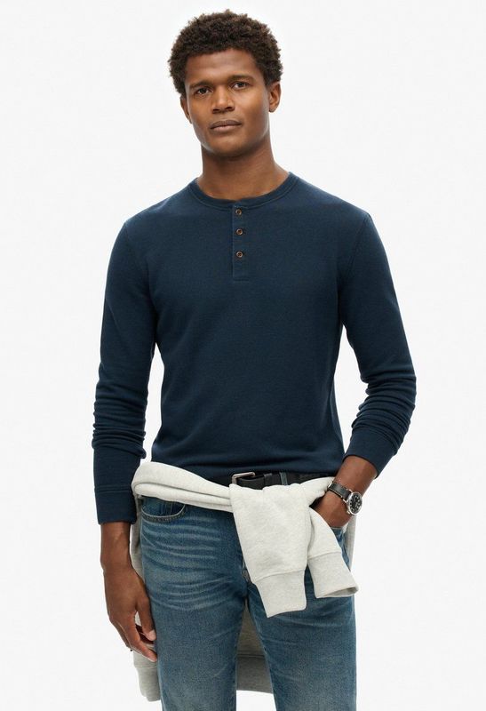 Superdry - Merchant Grandad - T-shirt - Lange Mouwen