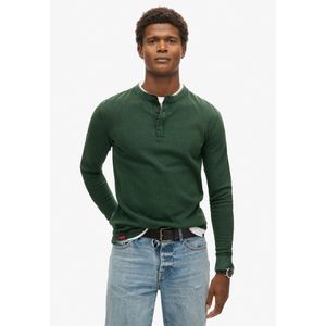 Superdry Vintage Textured Grandad LS Top Heren