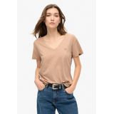 Superdry - Studios Slub - T-shirt - Dames - Geborduurd - V-hals
