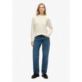 Jeans - Mid Rise Straight Leg - Blauw - Katoen - Vijf Buitenzakken