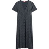 Superdry - Printed Button Up Short Sleeve Midi Tea Dress - A-lijn Jurk