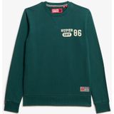 Superdry - Athletic - Sweatshirt - Grijs - Katoen - Grafische Print