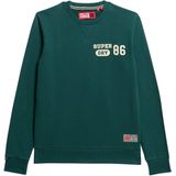 Superdry - Athletic - Sweatshirt - Grijs - Katoen - Grafische Print