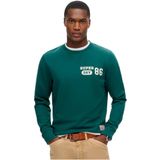 Superdry - Athletic - Sweatshirt - Grijs - Katoen - Grafische Print