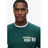 Superdry - Athletic - Sweatshirt - Grijs - Katoen - Grafische Print