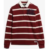 Superdry - Rugbytrui - Groen - Katoen - Relaxte Pasvorm