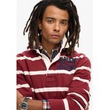 Superdry - Rugbytrui - Groen - Katoen - Relaxte Pasvorm