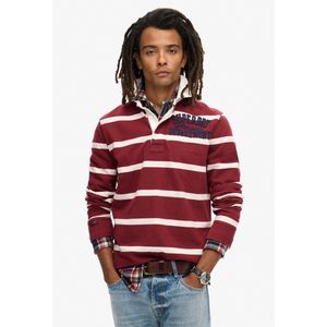 Superdry - Rugbytrui - Groen - Katoen - Relaxte Pasvorm