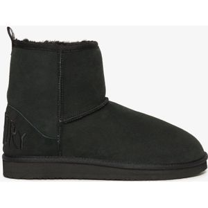 Superdry - WF210078A - Enkellaarsjes - Zwart - Suède en Sherpa