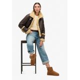 Superdry - WF210078A - Enkellaarsjes - Zwart - Suède en Sherpa