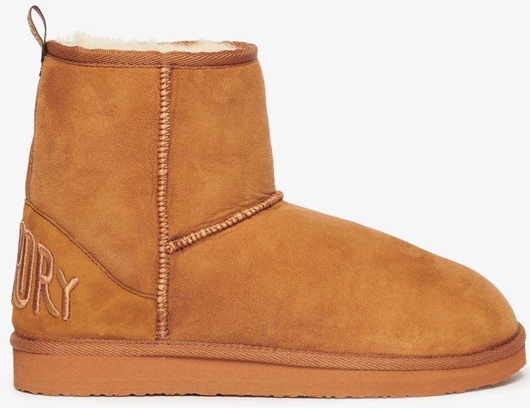 Superdry - WF210078A - Enkellaarsjes - Zwart - Suède en Sherpa